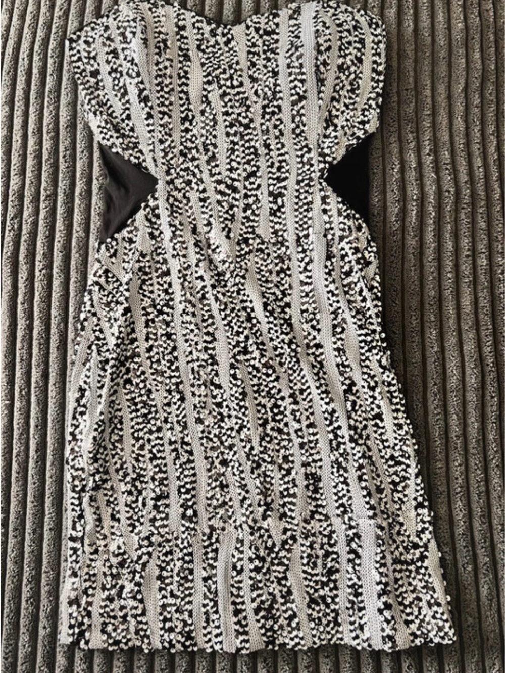 Women's Bebe White & Black Dress Size
Medium